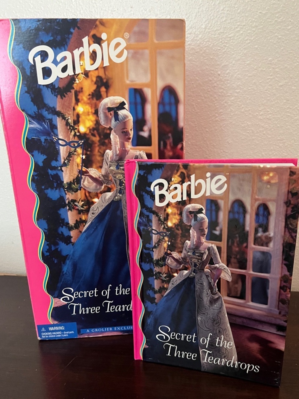 Rare Vintage Barbie & Book set - Secret of the Three Teardrops 1999